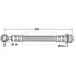 Flexible de frein BORG & BECK BBH7085 - Visuel 2