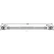 Flexible de frein BORG & BECK BBH7107 - Visuel 2