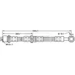 Flexible de frein BORG & BECK BBH7190 - Visuel 1
