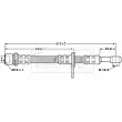 Flexible de frein BORG & BECK BBH7203 - Visuel 2