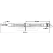 Flexible de frein BORG & BECK BBH7248 - Visuel 2
