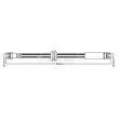 Flexible de frein BORG & BECK BBH7266 - Visuel 2