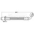 Flexible de frein BORG & BECK BBH7285 - Visuel 2