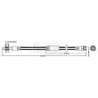 Flexible de frein BORG & BECK BBH7389 - Visuel 2