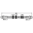 Flexible de frein BORG & BECK BBH7431 - Visuel 2