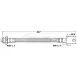 Flexible de frein BORG & BECK BBH7510 - Visuel 2