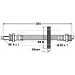 Flexible de frein BORG & BECK BBH7522 - Visuel 2