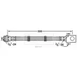 Flexible de frein BORG & BECK BBH7529 - Visuel 2