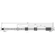 Flexible de frein BORG & BECK BBH7576 - Visuel 2