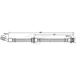 Flexible de frein BORG & BECK BBH7713 - Visuel 2