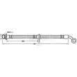 Flexible de frein BORG & BECK BBH7792 - Visuel 2