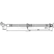 Flexible de frein BORG & BECK BBH7880 - Visuel 2