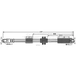 Flexible de frein BORG & BECK BBH7901 - Visuel 2