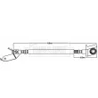 Flexible de frein BORG & BECK BBH8076 - Visuel 2