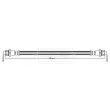 Flexible de frein BORG & BECK BBH8083 - Visuel 1