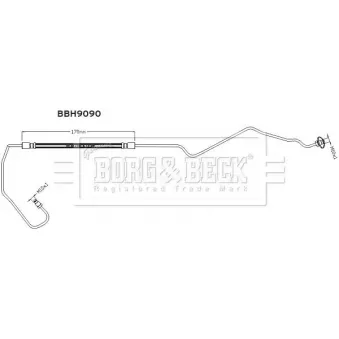 Flexible de frein BORG & BECK