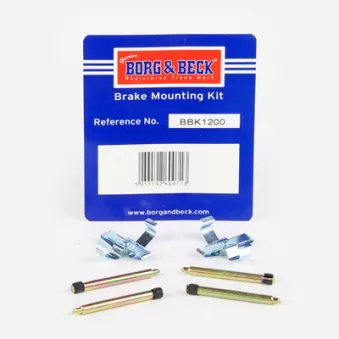 Kit d'accessoires, plaquette de frein à disque BORG & BECK BBK1200