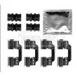 Kit d'accessoires, plaquette de frein à disque BORG & BECK BBK1481 - Visuel 2