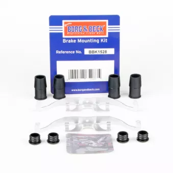 Kit d'accessoires, plaquette de frein à disque BORG & BECK BBK1528