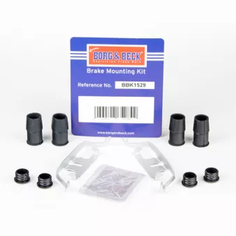Kit d'accessoires, plaquette de frein à disque BORG & BECK BBK1529