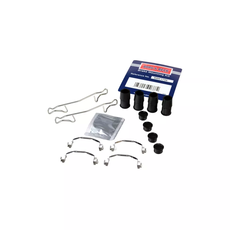 Kit d'accessoires, plaquette de frein à disque BORG & BECK BBK1756