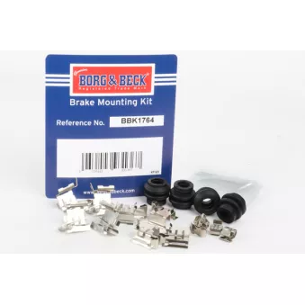 Kit d'accessoires, plaquette de frein à disque BORG & BECK BBK1764