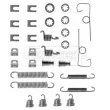 Kit d'accessoires, plaquette de frein à disque BORG & BECK BBK6088 - Visuel 2