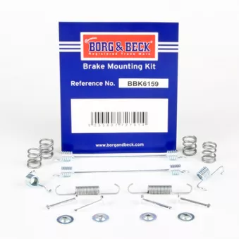 Kit d'accessoires, plaquette de frein à disque BORG & BECK