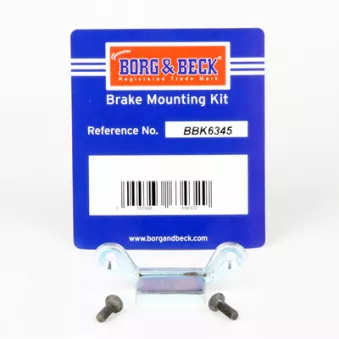 Kit d'accessoires, plaquette de frein à disque BORG & BECK BBK6345