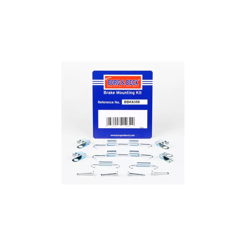 Kit d'accessoires, mâchoires de frein de stationnement BORG & BECK BBK6358