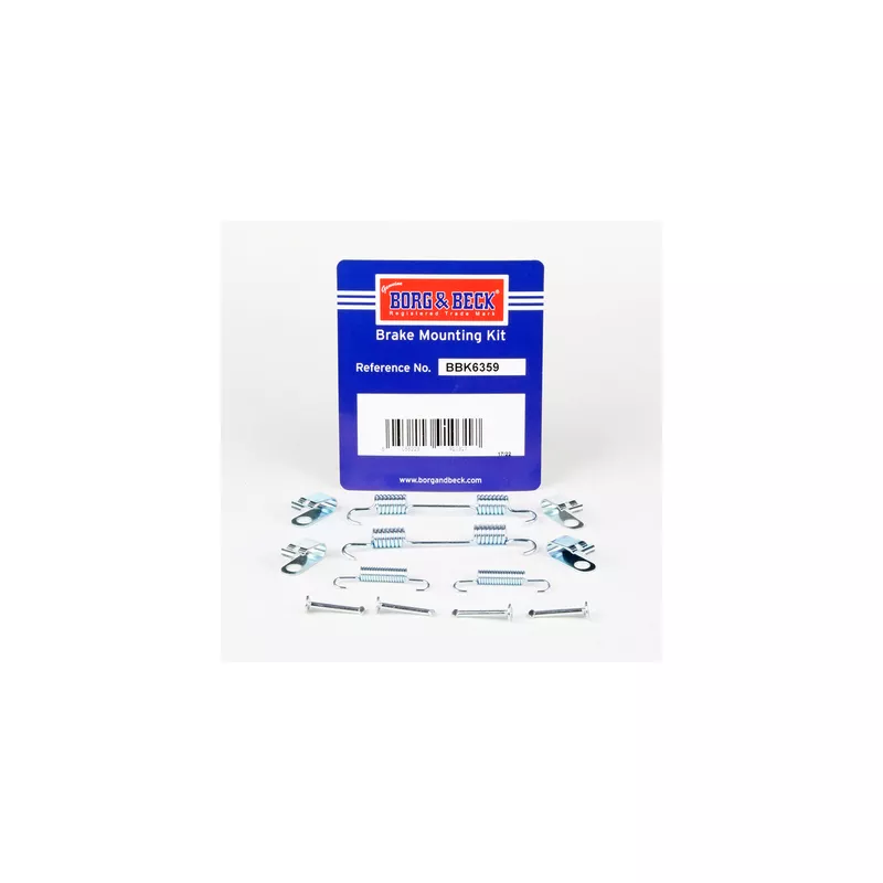 Kit d'accessoires, mâchoires de frein de stationnement BORG & BECK BBK6359