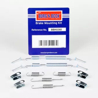 Kit d'accessoires, mâchoire de frein BORG & BECK