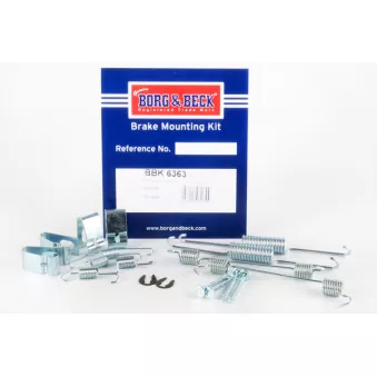 Kit d'accessoires, mâchoire de frein BORG & BECK BBK6363