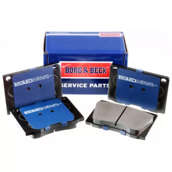 Jeu de 4 plaquettes de frein avant BORG & BECK BBP1011