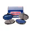 Jeu de 4 plaquettes de frein avant BORG & BECK BBP1038 - Visuel 1