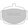 Jeu de 4 plaquettes de frein avant BORG & BECK BBP1038 - Visuel 2