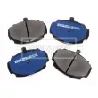 Jeu de 4 plaquettes de frein avant BORG & BECK BBP1038 - Visuel 3