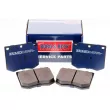 Jeu de 4 plaquettes de frein avant BORG & BECK BBP1095 - Visuel 1