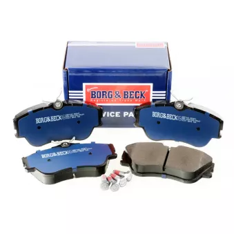 Jeu de 4 plaquettes de frein avant BORG & BECK BBP1160