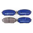 Jeu de 4 plaquettes de frein avant BORG & BECK BBP1194 - Visuel 3