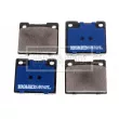 Jeu de 4 plaquettes de frein avant BORG & BECK BBP1307 - Visuel 3