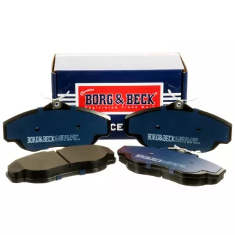 Jeu de 4 plaquettes de frein avant BORG & BECK BBP1429