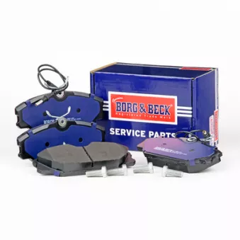Jeu de 4 plaquettes de frein avant BORG & BECK BBP1466