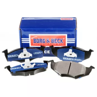Jeu de 4 plaquettes de frein avant BORG & BECK BBP1471