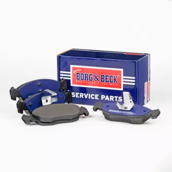 Jeu de 4 plaquettes de frein avant BORG & BECK BBP1505