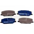Jeu de 4 plaquettes de frein avant BORG & BECK BBP1524 - Visuel 3