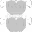 Jeu de 4 plaquettes de frein avant BORG & BECK BBP1595 - Visuel 2