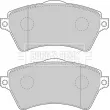Jeu de 4 plaquettes de frein avant BORG & BECK BBP1711 - Visuel 2