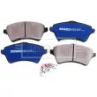 Jeu de 4 plaquettes de frein avant BORG & BECK BBP1711 - Visuel 3