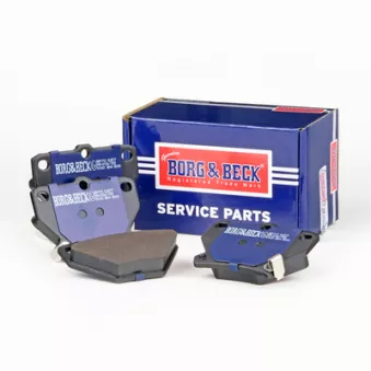Jeu de 4 plaquettes de frein arrière BORG & BECK BBP1712